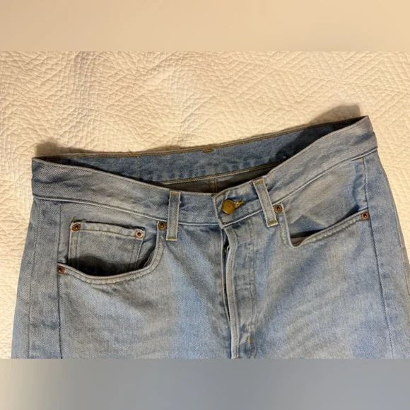 Light Blue Women's Jeans - Picture 3 of 9